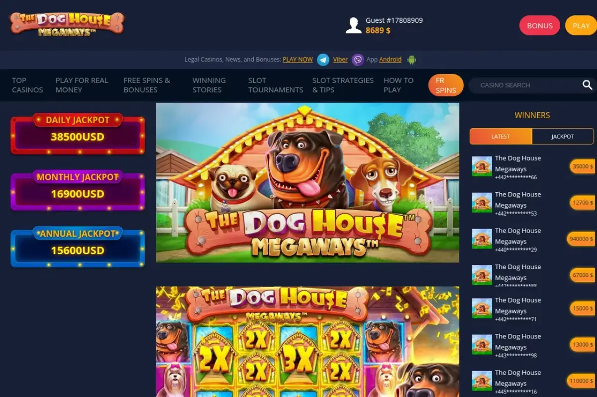 The Dog House Megaways screenshot